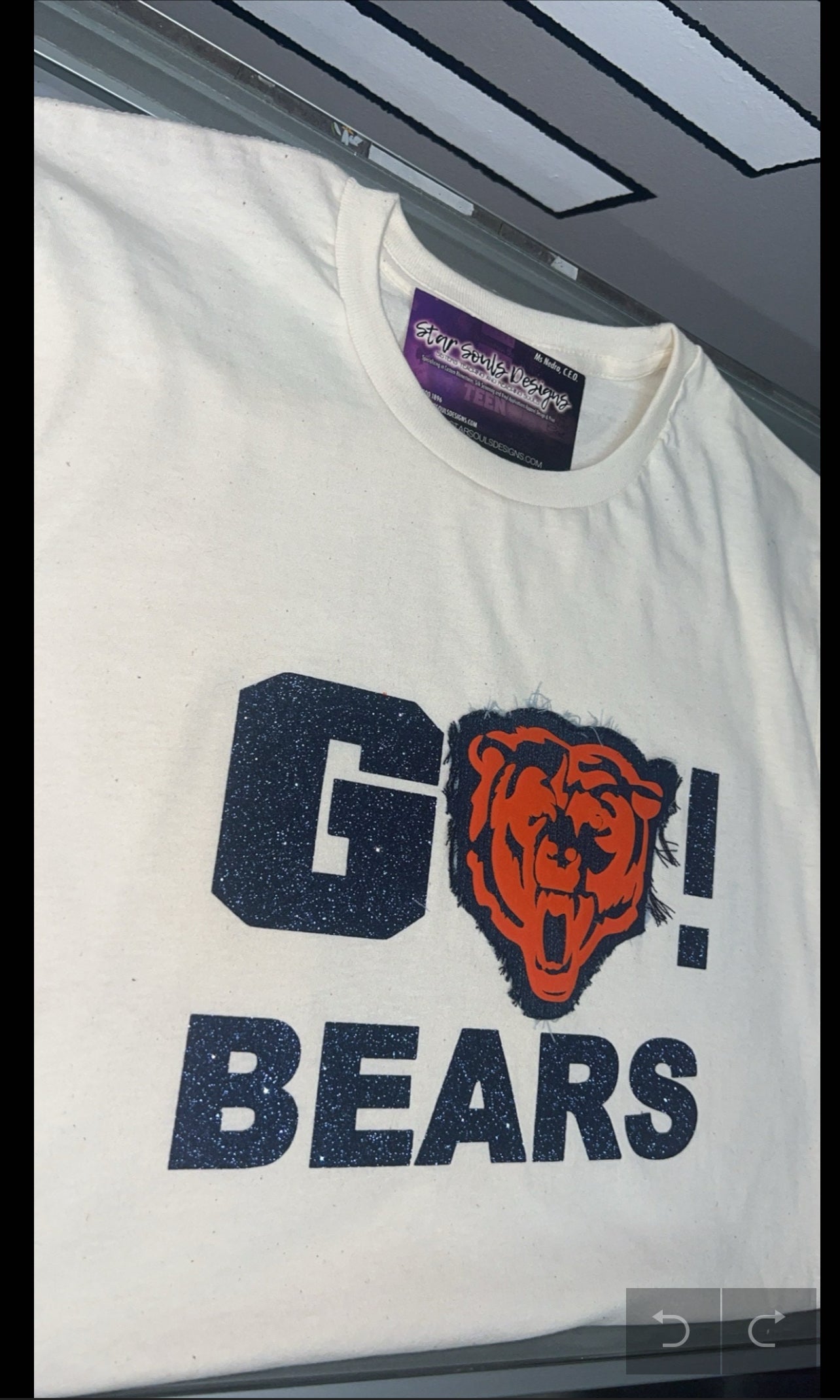 GO BEARS Denim Patch Tee